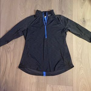 Grey and blue Under Armour fleece